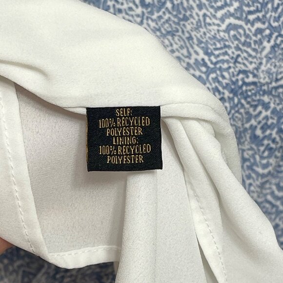 AS by DF Ischia Print Puff Sleeve Mini Dress in Blue Size S - Picture 10 of 12